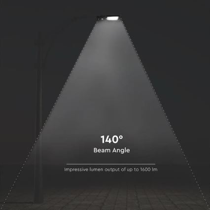 Вулична LED лампа на сонячній батареї з датчиком LED/15W/7,4V 4000K IP65