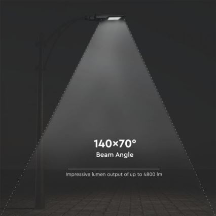 Вулична LED лампа на сонячній батареї з датчиком LED/40W/9,6V IP65 6000K + пульт дистанційного керування