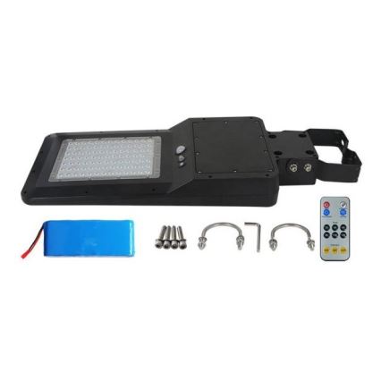 Вулична LED лампа на сонячній батареї з датчиком LED/40W/9,6V IP65 6000K + пульт дистанційного керування