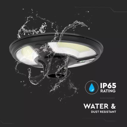 Вулична LED лампа на сонячній батареї з датчиком LED/7,5W/3,2V IP65 4000K + пульт дистанційного керування
