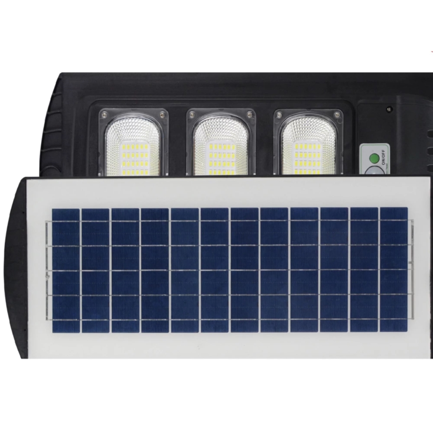 Вулична LED лампа на сонячній батареї з датчиком STREET LED/10W/3,2V IP65 + пульт дистанційного керування