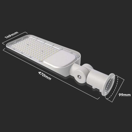 Вулична LED лампа з датчиком SAMSUNG CHIP LED/50W/230V 6500K IP65
