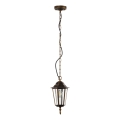 Вулична люстра на ланцюгу ARRAIA 1xE27/15W/230V IP44 бронза патина