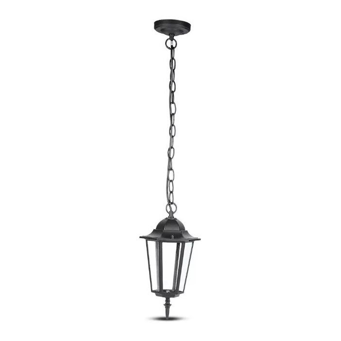 Вулична люстра на ланцюзі 1xE27/40W/230V IP44 чорний