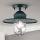 Вулична пристельова люстра EDWARD 1xE27/60W/230V IP44 зелений