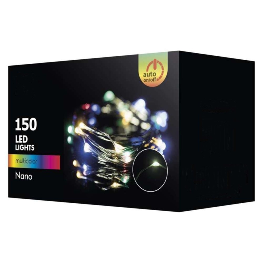 Вулична різдвяна LED гірлянда 15 м 150xLED/3,6W/230V IP44