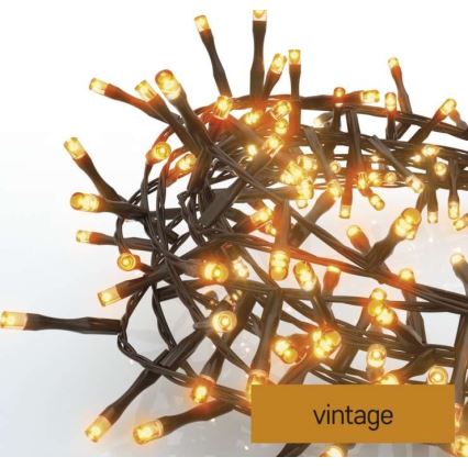 Вулична різдвяна LED гірлянда 300xLED/11м IP44 вінтажна