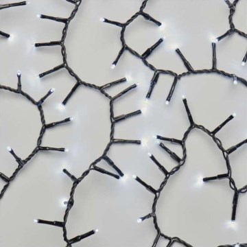 Вулична різдвяна LED гірлянда 400xLED/13м IP44 холодний білий