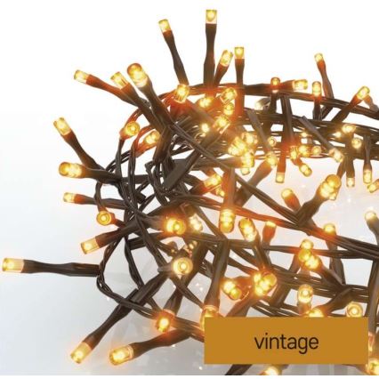 Вулична різдвяна LED гірлянда 400xLED/13м IP44 вінтажна