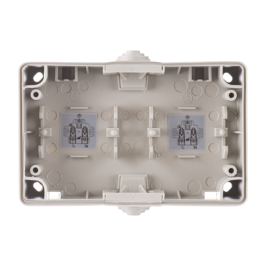 Вулична розетка FRENCH 250V/16A IP44 2Z