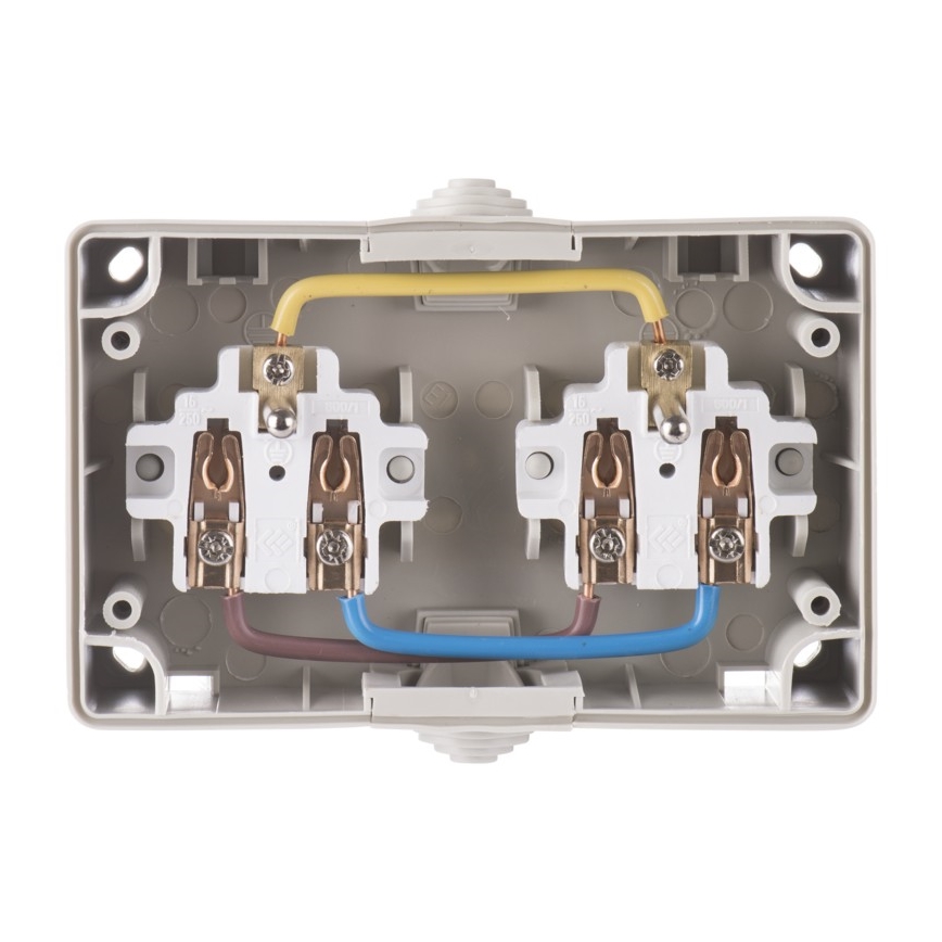 Вулична розетка FRENCH 250V/16A IP44 2Z