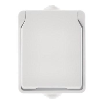 Вулична розетка FRENCH 250V/16A IP54