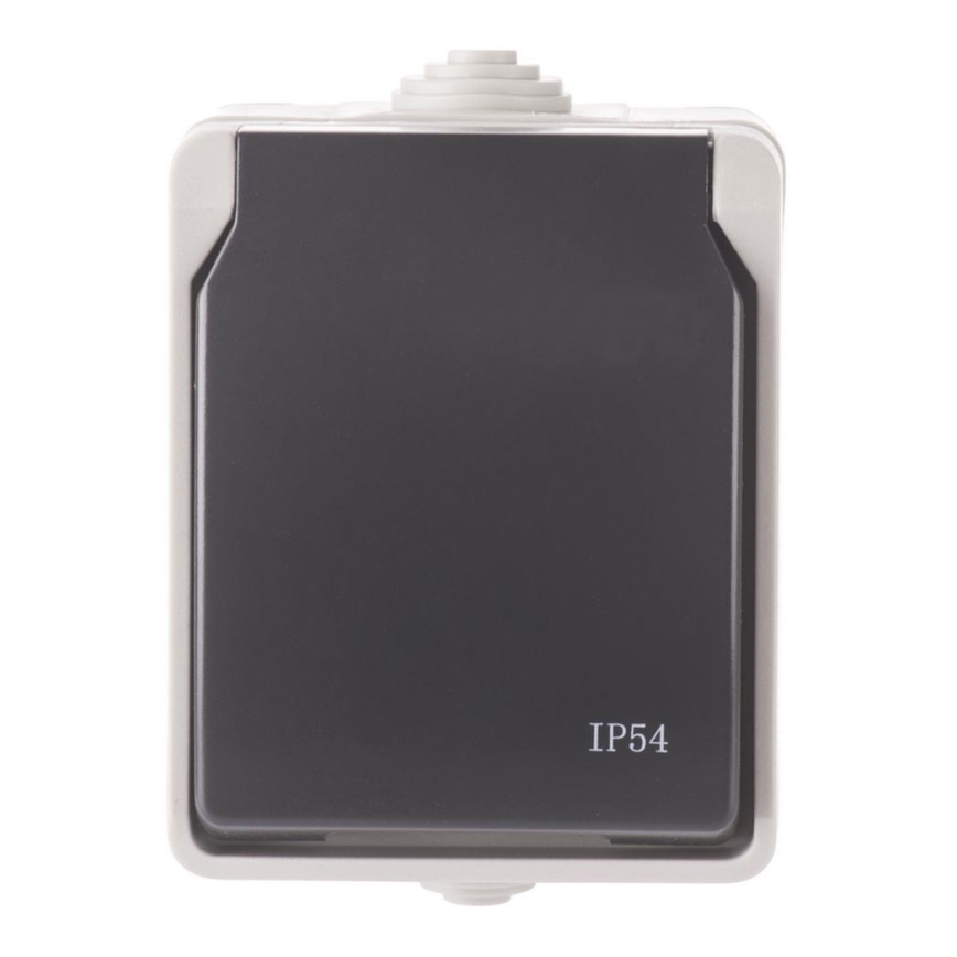 Вулична розетка FRENCH 250V/16A IP54