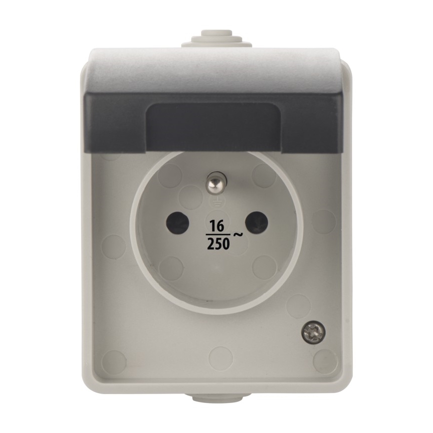 Вулична розетка FRENCH 250V/16A IP54