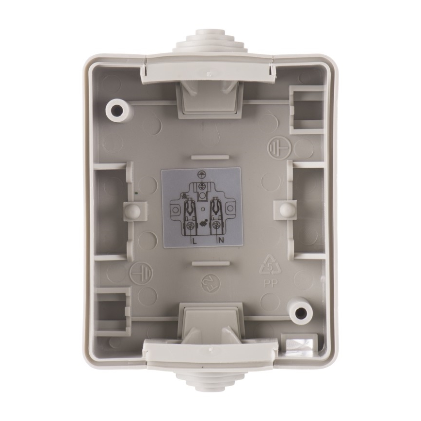Вулична розетка FRENCH 250V/16A IP54
