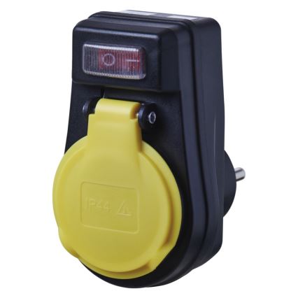 Вулична розетка з вимикачем FRENCH 250V/16A IP44