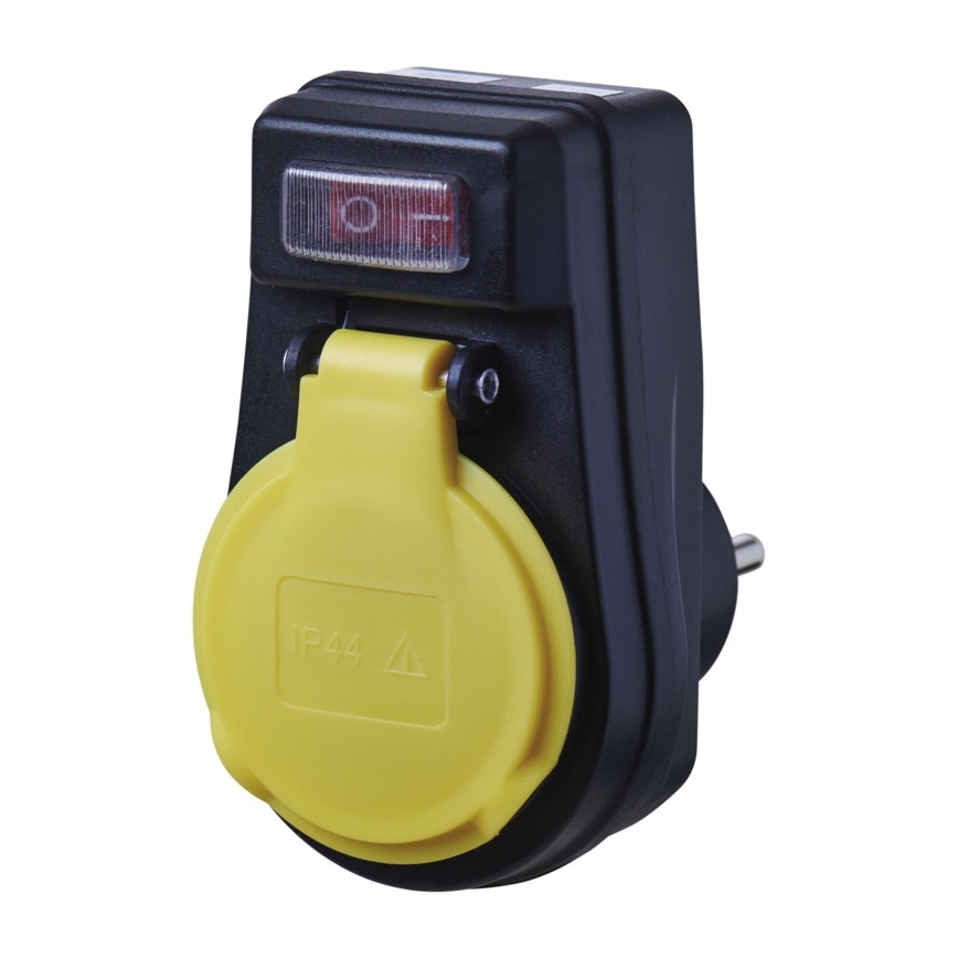 Вулична розетка з вимикачем FRENCH 250V/16A IP44