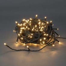 Вулична різдвяна LED гірлянда 180xLED/7 функцій 16,5м IP44 теплий білий