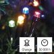 Вулична різдвяна LED гірлянда 180xLED/8 функцій 23м IP44 кольорова