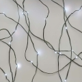 Вулична різдвяна LED гірлянда 40xLED/9м IP44 холодне біле світло