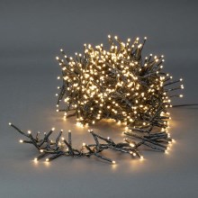 Вулична різдвяна LED гірлянда 576xLED/7 функцій 7,2м IP44 теплий білий
