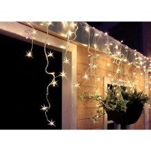Вулична різдвяна LED гірлянда-штора 360xLED/8 функцій 15м IP44 теплий білий