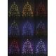 Вулична різдвяна LED RGB гірлянда 96xLED/72 режимів 13м IP44 + дистанційне керування
