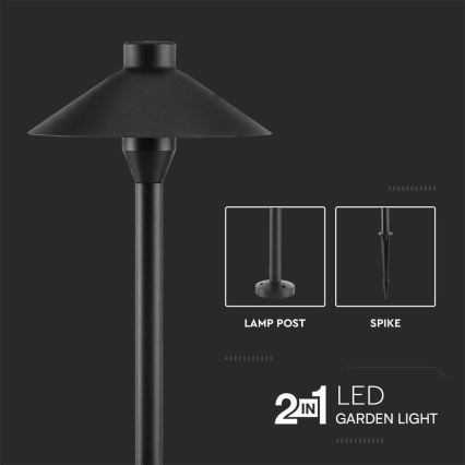 Вулична світлодіодна лампа 2в1 LED/7W/230V IP65 3000K