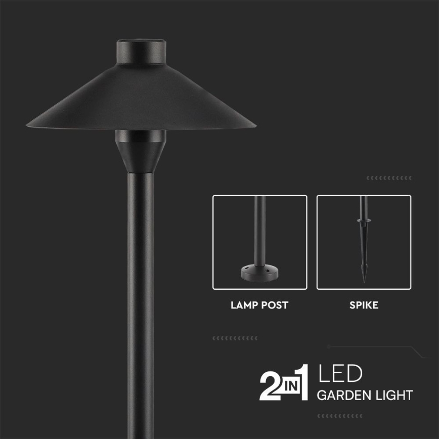 Вулична світлодіодна лампа 2в1 LED/7W/230V IP65 3000K