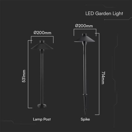 Вулична світлодіодна лампа 2в1 LED/7W/230V IP65 3000K