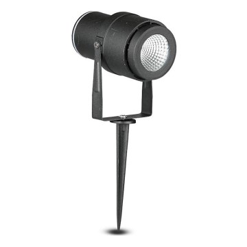 Вулична світлодіодна лампа LED/12W/100-240V IP65 чорний - зелений світло