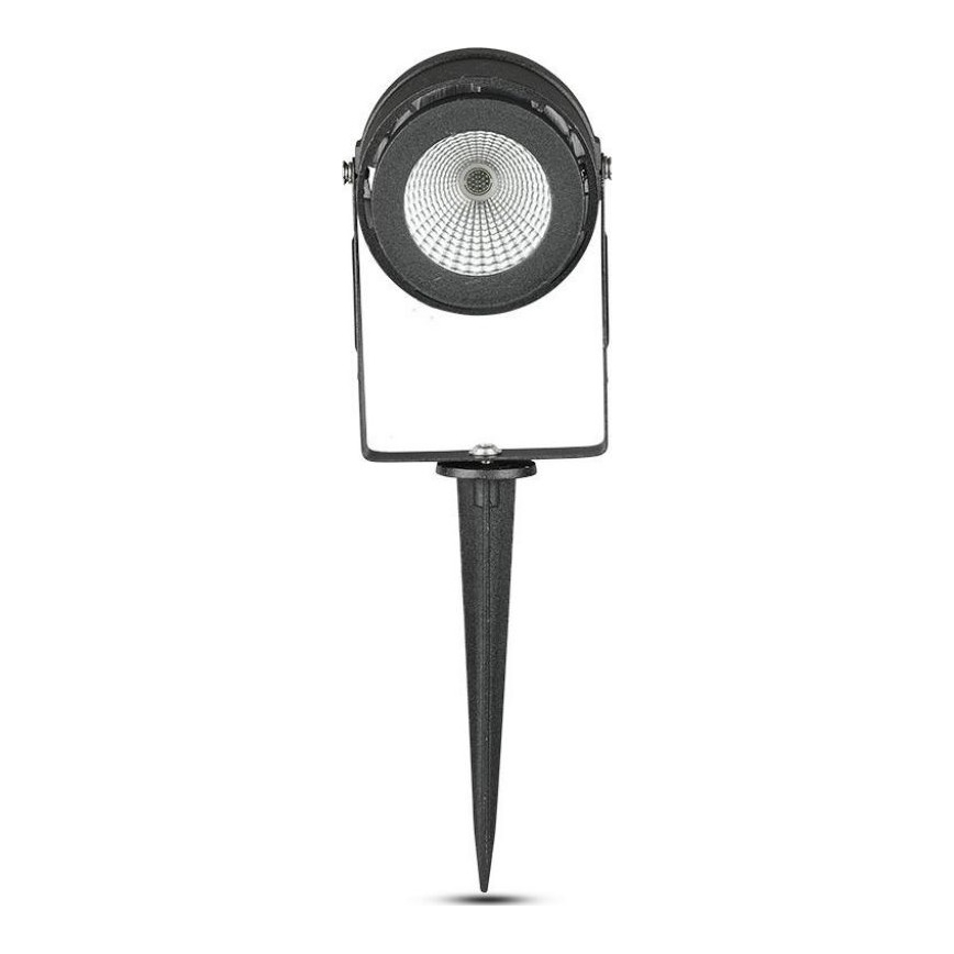 Вулична світлодіодна лампа LED/12W/100-240V IP65 чорний - зелений світло