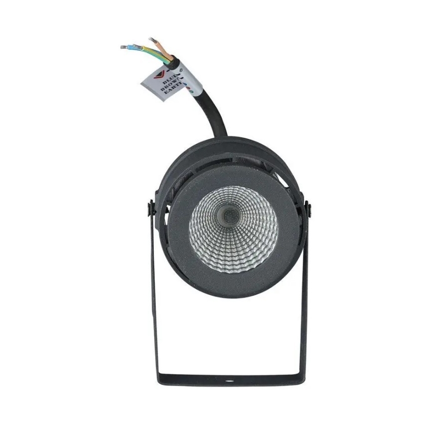 Вулична світлодіодна лампа LED/12W/230V 4000K антрацит IP65