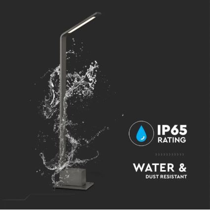 Вулична світлодіодна лампа LED/6W/230V IP65 антрацит