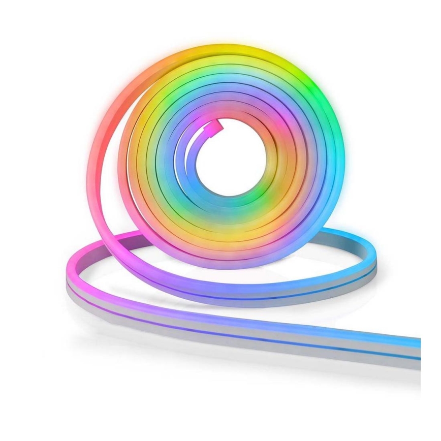Вулична світлодіодна RGB стрічка з регулюванням яскравості SmartLife 6м LED/32W/230V Wi-Fi IP65 + дистанційне керування