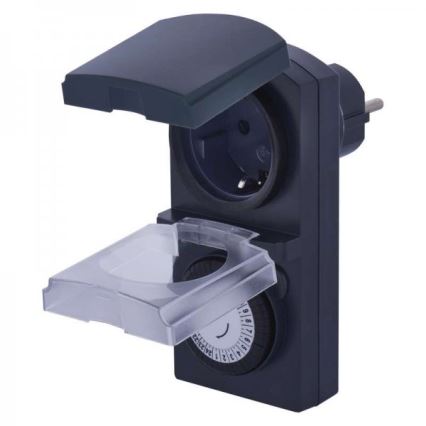Вуличне реле часу цифрове механічне SCHUKO IP44