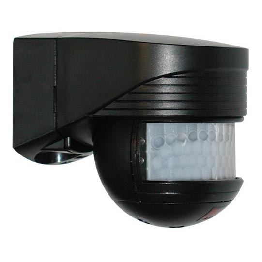 Вуличний датчик руху LC-CLICK 200° IP44 чорний