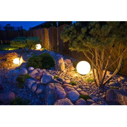 Вуличний декоративний світильник GARDEN BALL 1xE27/40W/230V IP65 діаметр 28 см