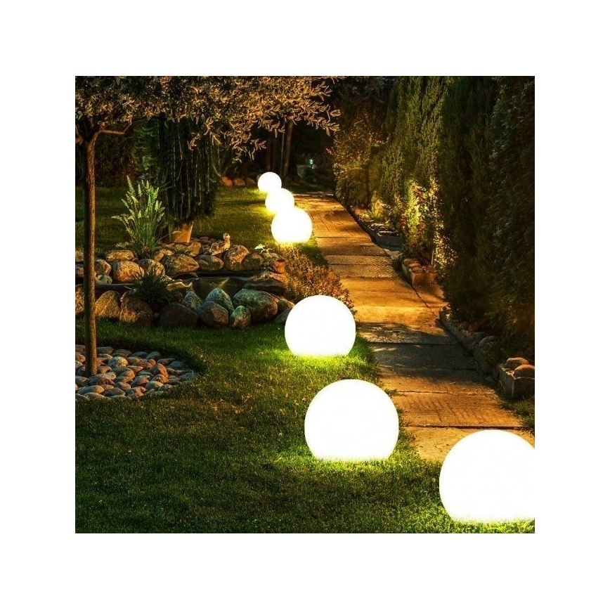 Вуличний декоративний світильник GARDEN BALL 1xE27/40W/230V IP65 діаметр 38 см