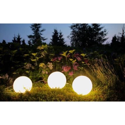 Вуличний декоративний світильник GARDEN BALL 1xE27/40W/230V IP65 діаметр 38 см