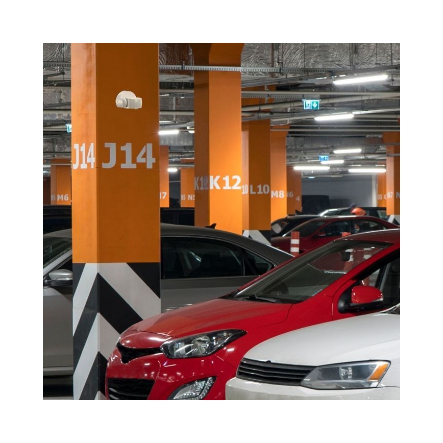 Вуличний інфрачервоний датчик руху 180° 230V IP65 білий
