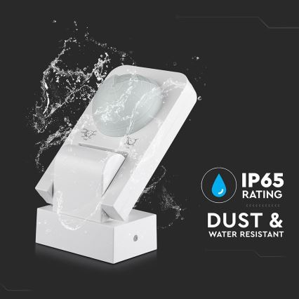Вуличний інфрачервоний датчик руху 360° 1000W/230V IP65 білий
