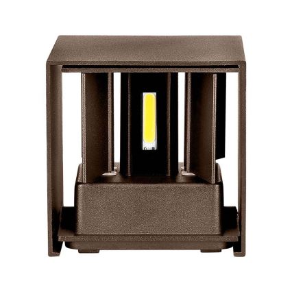 Вуличний настінний LED світильник LED/11W/230V 3000K IP65 коричневий