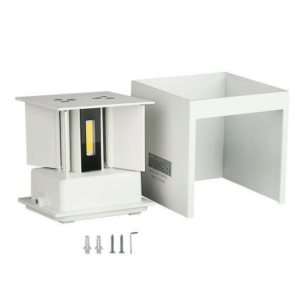 Вуличний настінний LED світильник LED/5W/230V 3000K IP65 білий