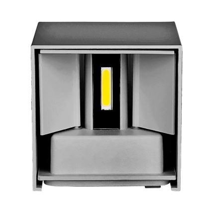 Вуличний настінний LED світильник LED/5W/230V 3000K IP65 сірий