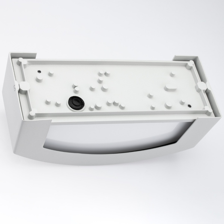 Вуличний настінний світильник 1xE27/14W/230V IP54 сірий