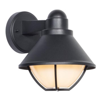 Вуличний настінний світильник EDINA 1xE27/60W/230V IP44 чорний