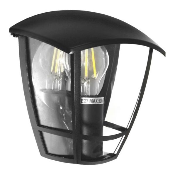 Вуличний настінний світильник JULIA 1xE27/50W/230V IP54 чорний