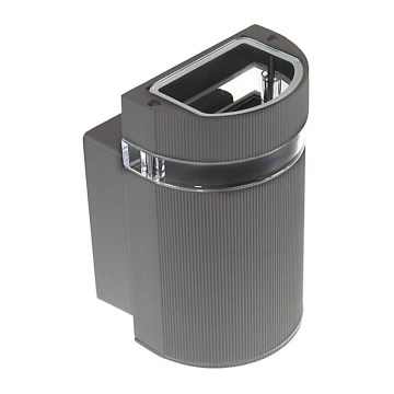 Вуличний настінний світильник KORTEK 1xGU10/30W/230V IP54 сіра