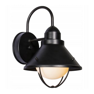 Вуличний настінний світильник LAVINA 1xE27/60W/230V IP44 чорний